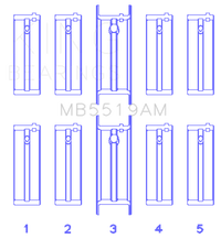 Thumbnail for King Daewoo/Opel/Vauxhall (Size STD) Main Bearing Set