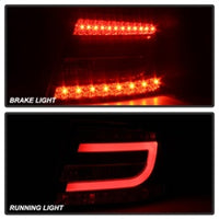 Thumbnail for Spyder Audi A6 05-08 4Dr Sedan Only Version 2 Light Bar LED Tail Lights Blk ALT-YD-AA605V2-LBLED-BK