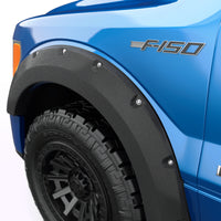 Thumbnail for EGR 09-14 Ford F150 67in / 78.8in Bed Baseline Bolt-Style Fender Flares (Set of 4) - Textured Black