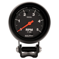 Thumbnail for Autometer Z-Series 2-5/8in 5K RPM Diesel Pedestal Tachometer Gauge