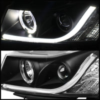 Thumbnail for Spyder Chevy Cruze 11-14 Projector Headlights Light Tube DRL Blk PRO-YD-CCRZ11-LTDRL-BK