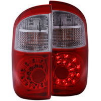 Thumbnail for ANZO 2004-2006 Toyota Tundra LED Taillights Red/Clear