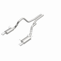 Thumbnail for MagnaFlow 13 Ford Mustang Dual Split Rear Exit Stainless Cat Back Performance Exhaust (Street)