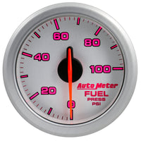 Thumbnail for Autometer Airdrive 2-1/6in Fuel Pressure Gauge 0-100 PSI - Silver