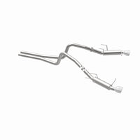 Thumbnail for Magnaflow 2014 Ford Mustang V6 3.7L Comp Series Dual Split Rear Polished Stainless C/B Perf Exhaust