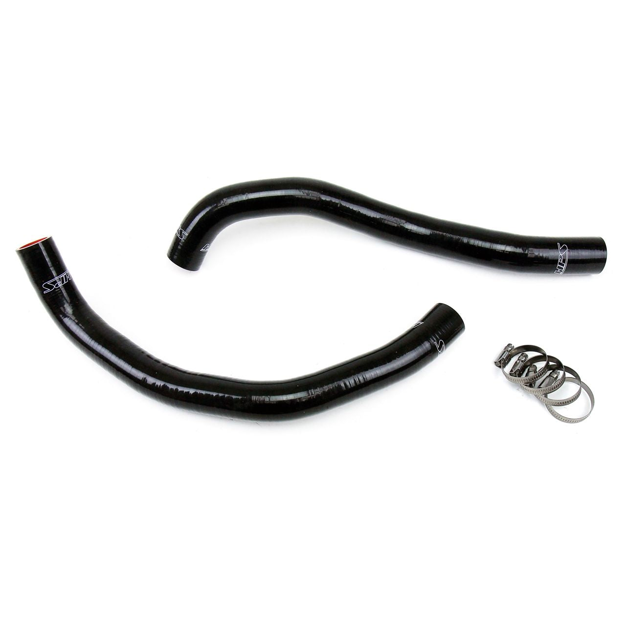 HPS Black Reinforced Silicone Radiator Hose Kit Coolant for Honda 03-07 Accord 2.4L 4Cyl