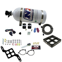 Thumbnail for Nitrous Express Dominator Single Entry Crossbar Pro-Power Nitrous Kit (100-500HP) w/10lb Bottle
