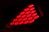 Thumbnail for ANZO 2003-2005 Nissan 350Z LED Taillights Red