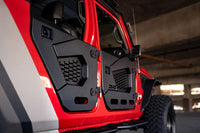 Thumbnail for DV8 Offroad 18-22 Jeep Wrangler JL/JT Spec Series Half Doors - Rear Set