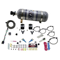 Thumbnail for Nitrous Express Dual Nozzle Sport Compact Nitrous Kit (35-50-75HP) w/12lb Bottle