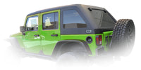 Thumbnail for DV8 Offroad 07-18 Jeep Wrangler JK 2 Piece Fast Back Hard Top 4 Door - Black (DS Only)