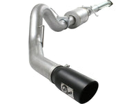 Thumbnail for aFe Atlas Exhaust 4in Aluminized Cat-Back w/ 304 SS Black Tip 11-13 Ford F-150 EcoBoost V6 3.5L (tt)