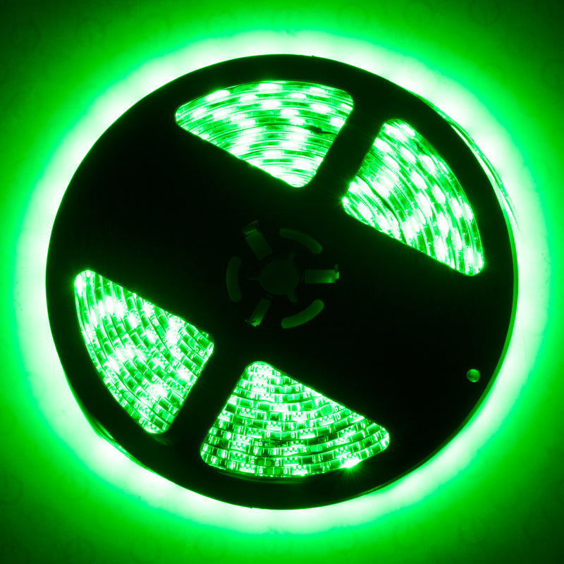 Oracle Exterior Black Flex LED Spool - Green