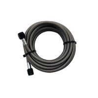 Thumbnail for Snow Performance 15ft Braided Stainless Line (Black) w/ -4AN Fittings (NX Version)