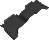 Thumbnail for 3D MAXpider 2019-2020 Ford Ranger Supercrew Kagu 2nd Row Floormats - Black
