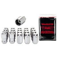 Thumbnail for McGard 5 Lug Hex Install Kit w/Locks (Cone Seat Nut) 7/16-20 / 13/16 Hex / 1.5in. Length - Chrome