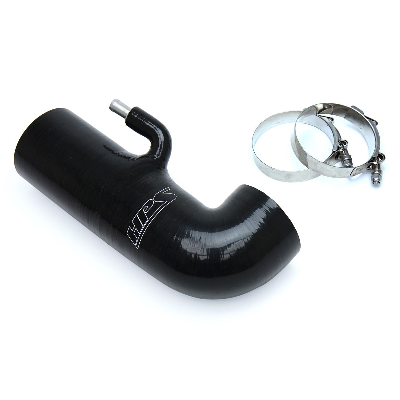 HPS Black Reinforced Silicone Post MAF Air Intake Hose Kit - Delete Stock Sound Tube for Scion 13-16 FRS