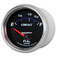 Thumbnail for AutoMeter Gauge Fuel Level 2-5/8in. 73 Ohm(e) to 10 Ohm(f) Elec Cobalt