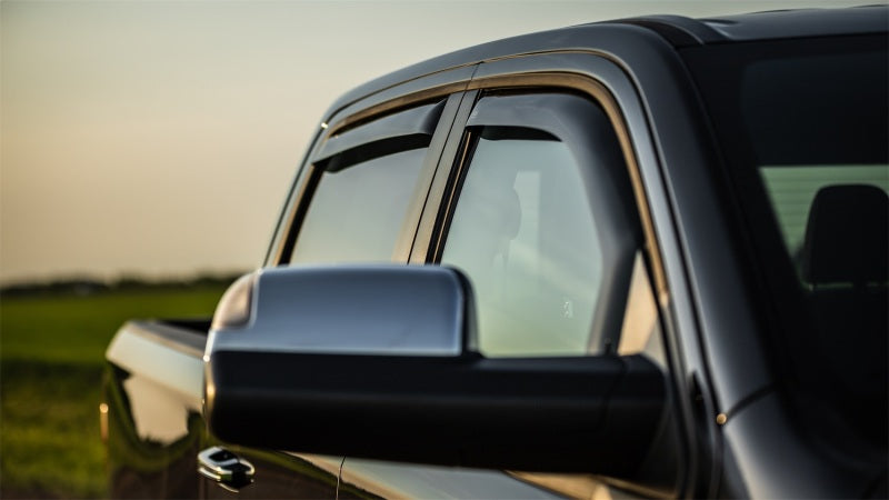 EGR 2019 Dodge Ram 1500 Quad Cab SlimLine In-Channel WindowVisors Set of 4 - Dark Smoke
