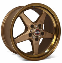 Thumbnail for Race Star 92 Drag Star Bracket Racer 17x9.5 5x4.75BC 6BS Bronze Wheel