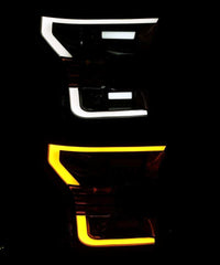 Thumbnail for AlphaRex 15-17 Ford F-150 LUXX LED Projector Headlights Plank Style Black w/Activ Light/DRL