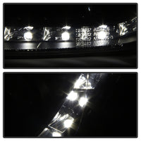 Thumbnail for Spyder Audi A4 06-08 Projector Headlights Halogen Model Only - DRL Black PRO-YD-AA405-DRL-BK