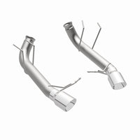 Thumbnail for MagnaFlow 13 Ford Mustang Dual Split Rear Exit Stainless Axle-Back Cat Back Exhaust (Competition)