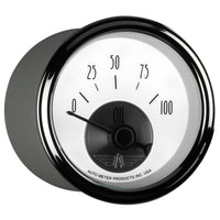 Thumbnail for Autometer Prestige Series Pearl 2-1/16in 100PSI Electronic Oil Pressure Gauge