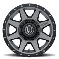 Thumbnail for ICON Rebound HD 18x9 8x180 12mm Offset 5.5in BS 124.2mm Bore Titanium Wheel
