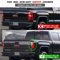 Thumbnail for Spyder GMC Sierra 2016-2017 Light Bar LED Tail Lights - Black ALT-YD-GS16-LED-BK