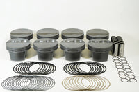 Thumbnail for Mahle MS Piston Set SBF 358ci 4.030in Bore 3.5in Stroke 5.956in Rod .912 Pin -6cc 10.3 CR Set of 8