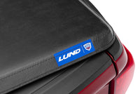 Thumbnail for Lund 14-17 Chevy Silverado 1500 Fleetside (8ft. Bed) Hard Fold Tonneau Cover - Black