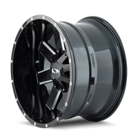 Thumbnail for ION Type 141 20x9 / 5x127 BP / 18mm Offset / 87mm Hub Gloss Black Milled Wheel