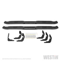 Thumbnail for Westin 2015-2018 Ford F-150 SuperCrew PRO TRAXX 4 Oval Nerf Step Bars - Black