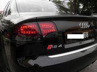 Thumbnail for Spyder Audi A4 4Dr 06-08 LED Tail Lights Red Clear ALT-YD-AA406-G2-LED-RC