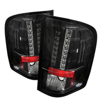 Thumbnail for Spyder Chevy Silverado 07-13 LED Tail Lights Blk ALT-YD-CS07-LED-BK