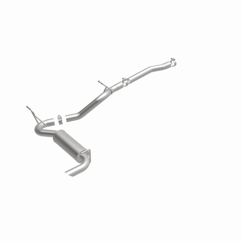 MagnaFlow 12-14 Jeep Wrangler 3.6L Single Straight Rear P/S Exit Stainless C/b Perf Exhaust-Comp