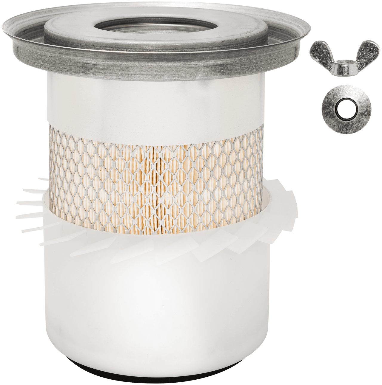 Baldwin PA3910-FN Outer Air Element with Fins and Lid