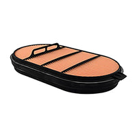 Thumbnail for Baldwin PA5515 Channel Flow Secondary Air Element with Pull Handle