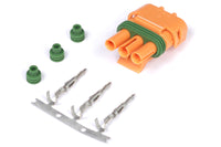 Thumbnail for Haltech Delco Weather Pack 3 Pin GM Style MAP Sensor Connector Orange Plug & Pins