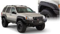 Thumbnail for Bushwacker 99-04 Jeep Grand Cherokee Cutout Style Flares 4pc - Black