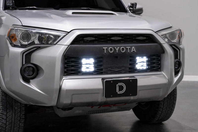Diode Dynamics 14-23 Toyota 4Runner SS5 Stealth Grille LED 2-Pod Kit - Sport Yellow Combo