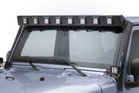Thumbnail for Go Rhino 07-18 Jeep Wrangler JK WLF Windshield Light Mount Frame - Eight Cube Lights
