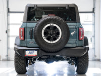 Thumbnail for AWE Tuning 2021+ Ford Bronco 0FG Dual Rear Exit Exhaust w/Chrome Silver Tips & Bash Guard