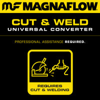 Thumbnail for MagnaFlow Conv Univ 2.25in Inlet/Outlet Center/Center Round