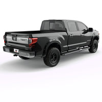 Thumbnail for EGR 16+ Nissan Titan XD Bolt-On Look Color Match Fender Flares - Set - Black Metallic
