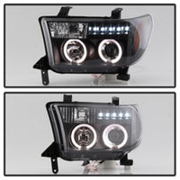 Thumbnail for Spyder Toyota Tundra 07-133 Projector Headlights LED Halo LED Blk PRO-YD-TTU07-HL-BK