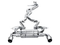 Thumbnail for Akrapovic 07-12 BMW 335i (E90 E91) Evolution Line Cat Back (Titanium) w/ Titanium Tips