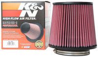 Thumbnail for K&N Universal Clamp-On Air Filter 5in Flange ID x 8in Base OD x 6.625in Top OD x 8.625in Height
