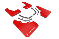 Thumbnail for Rally Armor 19-25 Mazda3 Hatchback Red UR Mud Flap w/White Logo